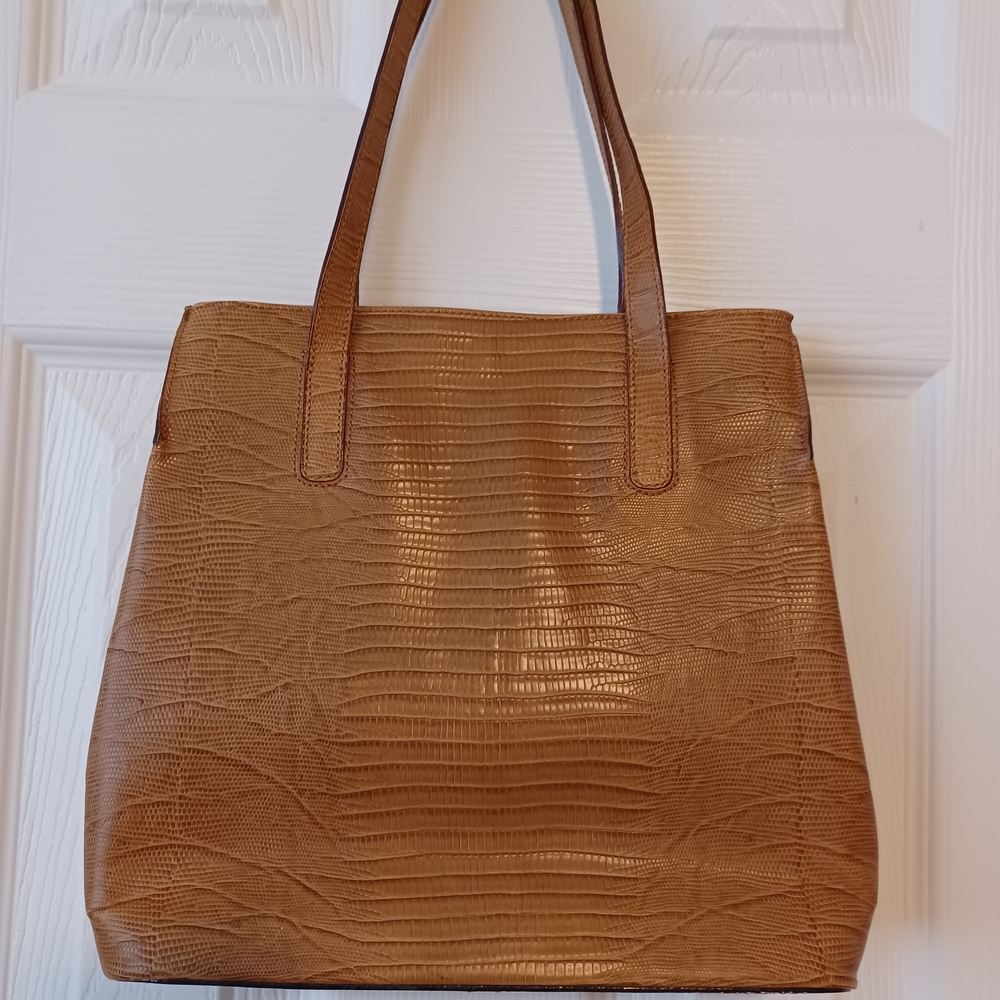 Talbots %100 Leather Brown Shoulder Bag